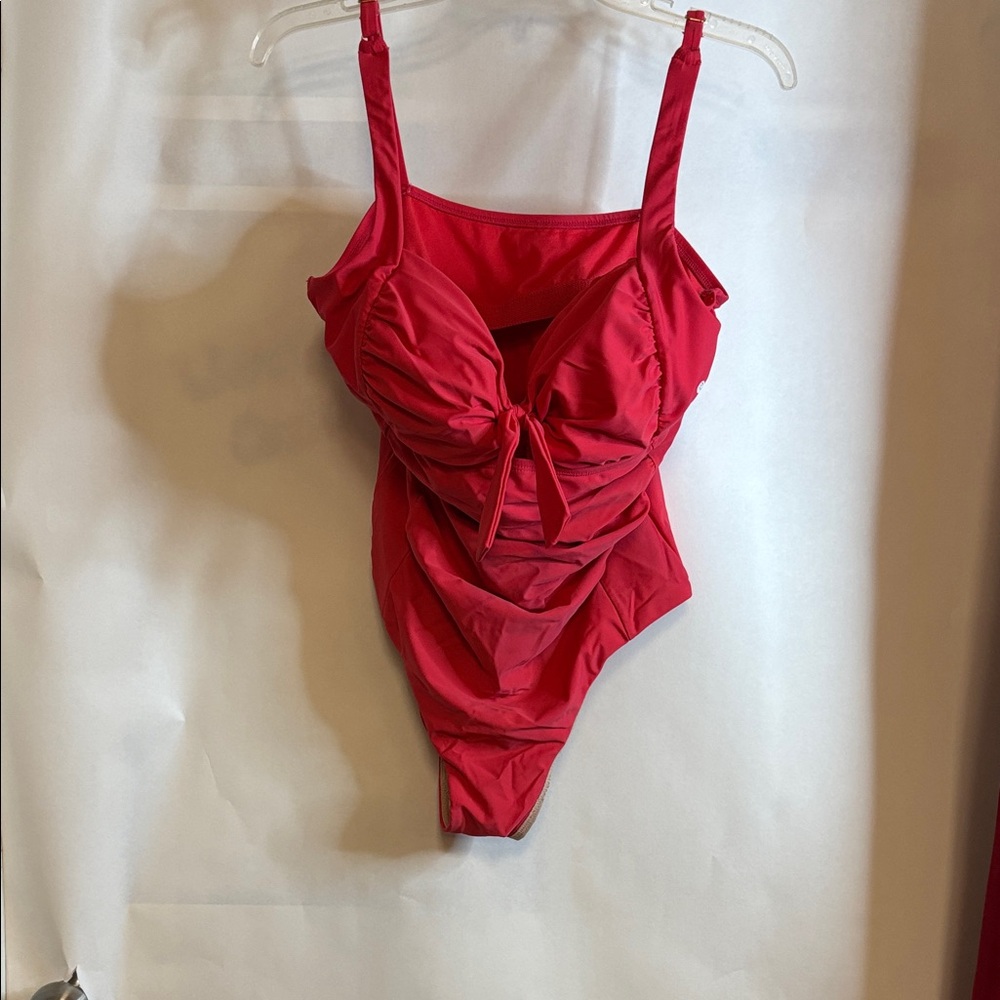 Shade & Shore Red One Piece Swimsuit